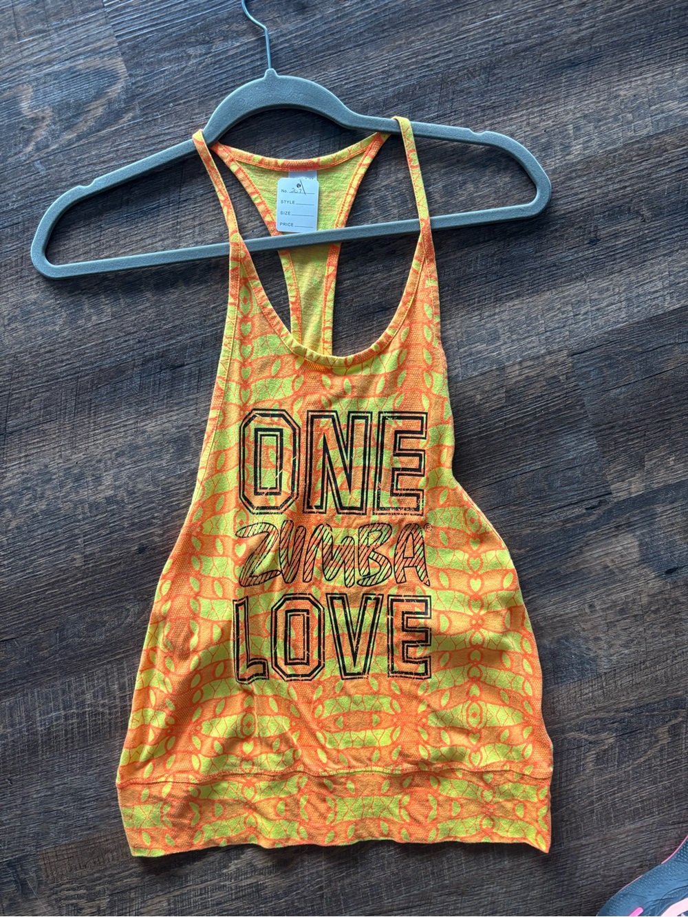 Zumba Fitness One Love Racerback One-Piece Tank